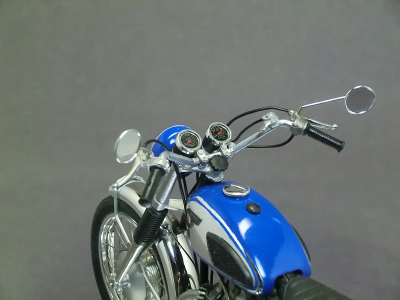 グンゼ】ハイテックモデル1/12 Kawasaki 650 W1S 【完成】: 【工房ネコの手】プラモ製作日記