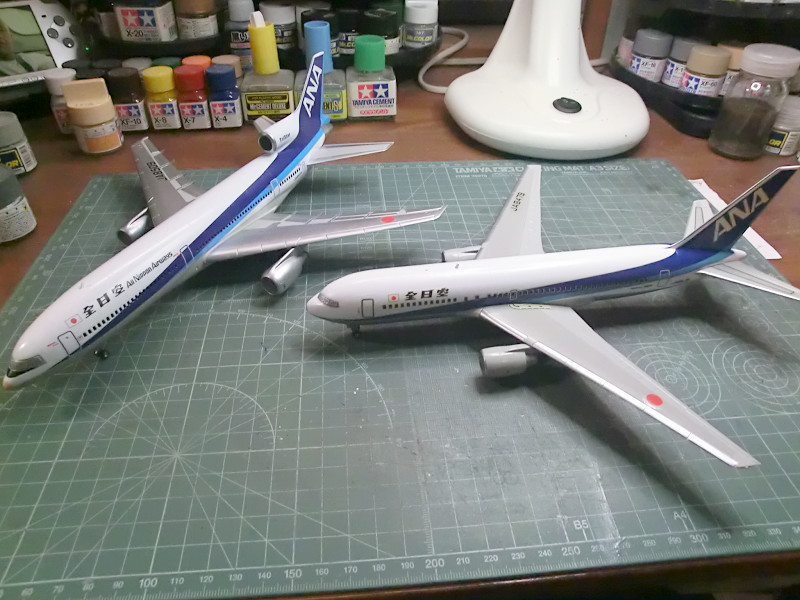 ハセガワ1/200 ANA L-1011 B747SR（L-1011トライスター