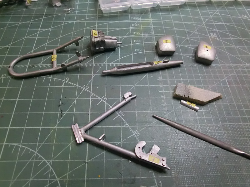 グンゼ】 ハイテックモデル 1/12 MEGURO 500 Z6 製作: 【工房