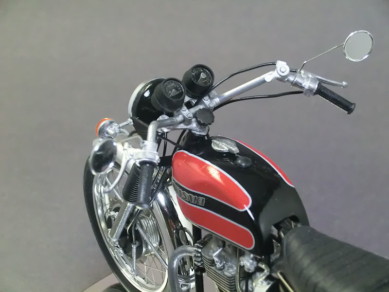 グンゼ】 ハイテックモデル 1/12 Kawasaki 650 W1S-A 製作 【完成】: 【工房ネコの手】プラモ製作日記