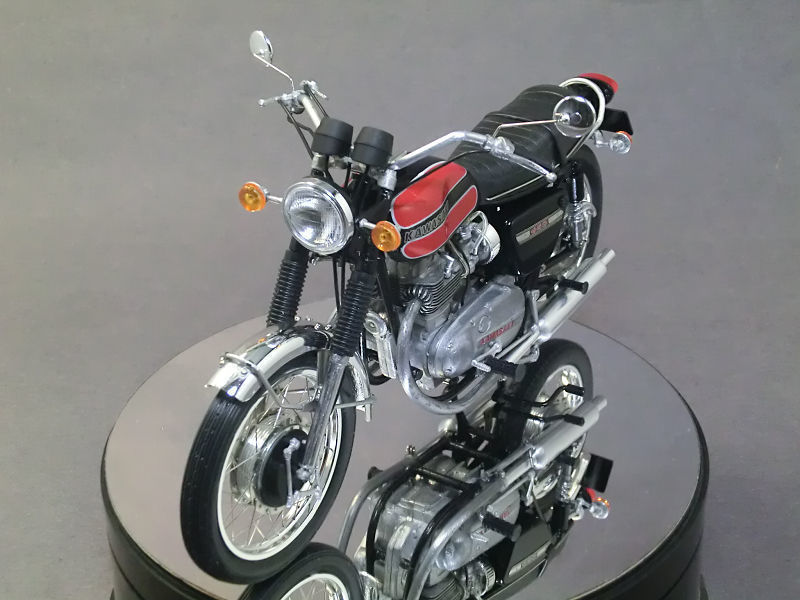 グンゼ】 ハイテックモデル 1/12 Kawasaki 650 W1S-A 製作 【完成】: 【工房ネコの手】プラモ製作日記