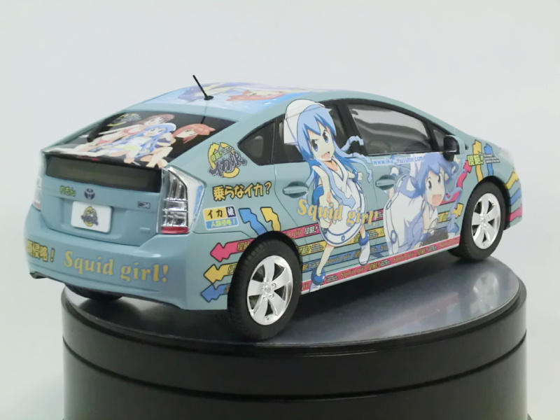 痛車】侵略！イカ娘 プリウス 製作 【完成】: 【工房ネコの手】プラモ