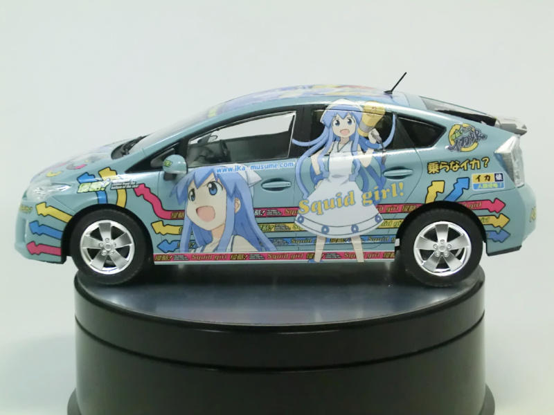 痛車】侵略！イカ娘 プリウス 製作 【完成】: 【工房ネコの手】プラモ