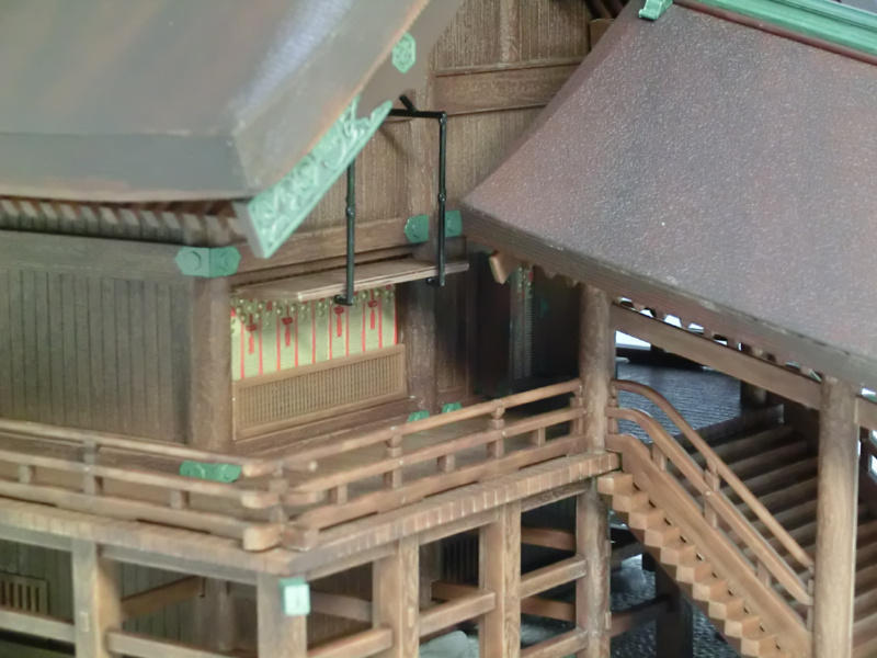 フジミ 出雲大社 【完成】: 【工房ネコの手】プラモ製作日記