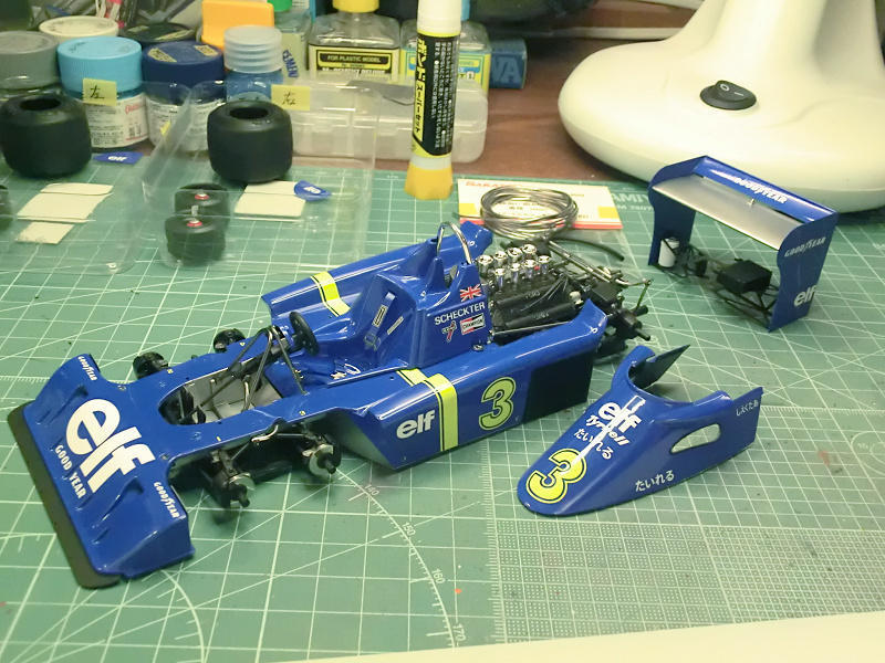 タミヤ 1/20 タイレル P34 1976 日本GP | 手動式模型工作
