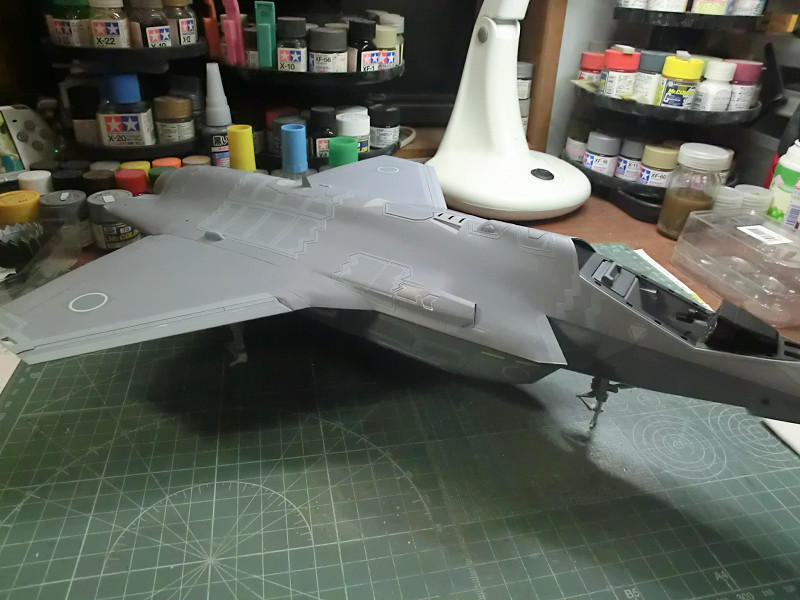 イタレリ】1/32 Ｆ-３５Ａ ライトニングⅡ 製作 その１２: 【工房ネコの手】プラモ製作日記